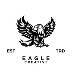 eagle logo design icon illustration