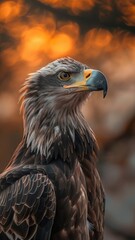 Naklejka premium portrait of a eagle
