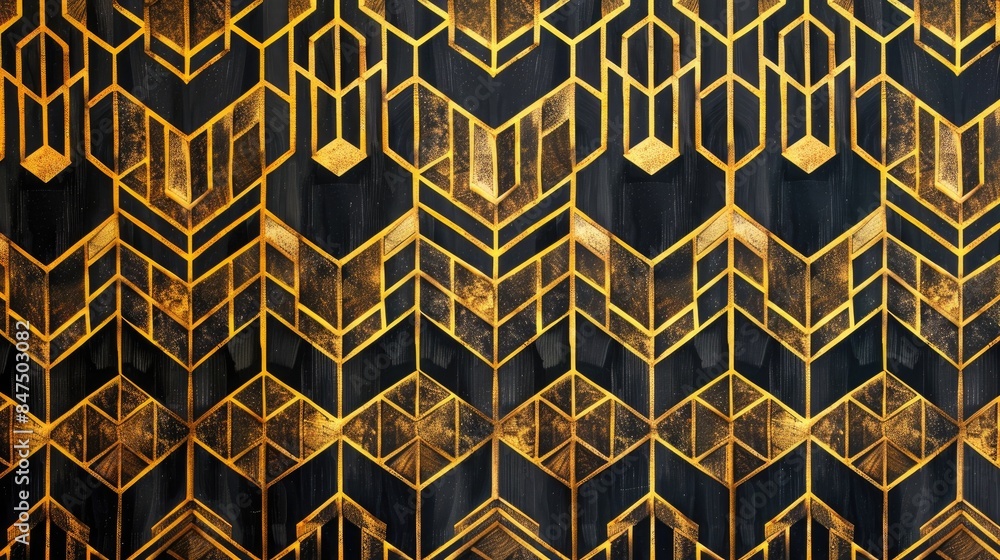 Aufkleber geometric texture in a repeating classic and modern pattern