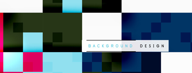 Dynamic colorful squares background. Vector Illustration For Wallpaper, Banner, Background, Card, Book Illustration, landing page