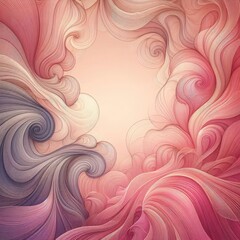 Fusion of Pastel Waves and Abstract Elegance with Generative AI.