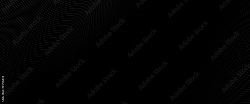 Poster vector abstract black stripes line pattern of lines wave wavy pattern stylish line design.