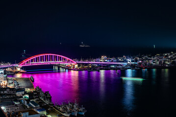 Obraz premium city harbour bridge