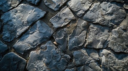 Background of textured cement stone pavement of concrete sidewalk