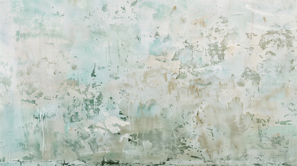 Obraz premium Rustic Textured Wall with Ocean-inspired Pastels Color Washing Technique. Aged effect. Palette of pale turquoise with subtle variations in hue and tonality. High-resolution. Soft and layered finish.