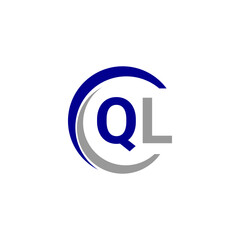 Alphabet letters Initials Monogram logo QL, INITIAL Letter QL logo design, template vector illustration. QL Initial Letter Logo design vector template, Graphic Alphabet Symbol for Corporate Business.