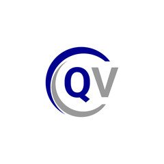 Alphabet letters Initials Monogram logo QV, INITIAL Letter QV logo design, template vector illustration. QV Initial Letter Logo design vector template, Graphic Alphabet Symbol for Corporate Business.
