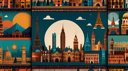 Background Illustration a humorous take on every day life