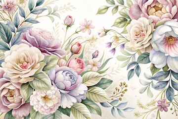 Elegant floral templates. abstract floral background