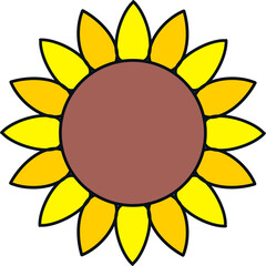 해바라기 일러스트