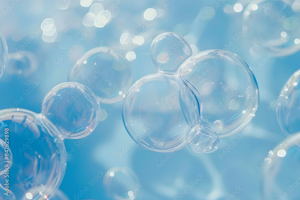 Aufkleber abstract backgrounds created by circles of bokeh light
