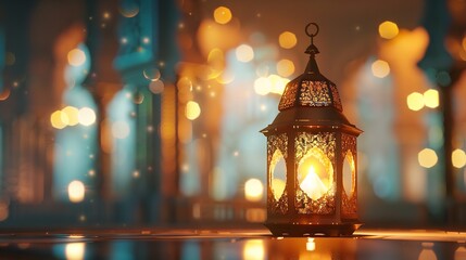 Fototapeta premium Celebration of Islamic Eid Mubarak and Eid Al Adha