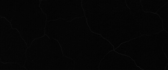 Vector black wall crack for texture or background.