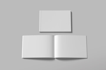 Landscape Magazine Blank Mockup
