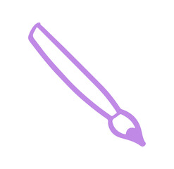 brush paint hand drawn