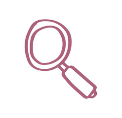 magnifying glass illustration
