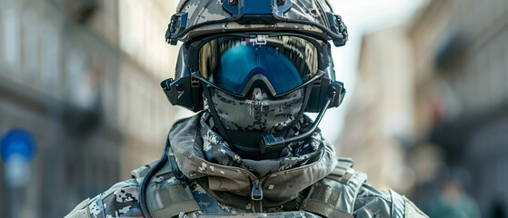 Close-Up of Advanced Combat Helmet