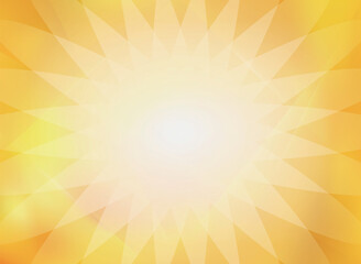 Obraz premium 幾何学 背景 フレーム ドット オレンジ ヒマワリ 