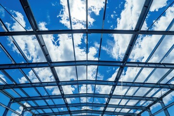 Steel Framework Under Sky
