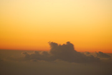 Sunset mountain range beautiful landscape mist, dusk golden time dramatic sky. Beautiful landscape high mountain ridge mist panning panorama scenery dawn dramatic sky. Sunrise landscape mountain peak.