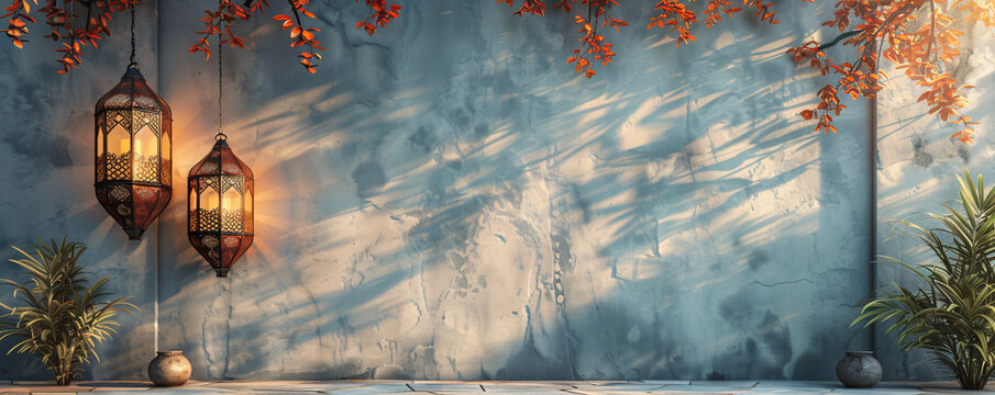 Chic Eid al-Adha background with Islamic compositions for festive and religious events