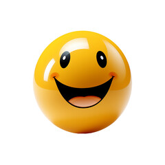 Fototapeta premium Smiley face with a smile png
