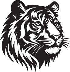 A cute tiger looks wonderful