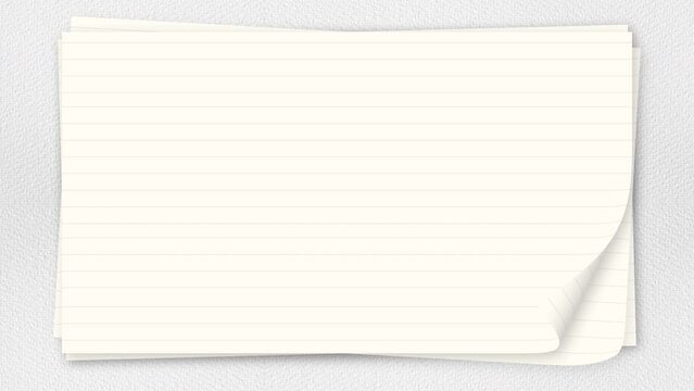 Stack of Papers in a Gentle Breeze Background for loop playback 4k 60FPS Video