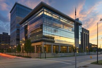 Professional Photography of a legal firm utilizing e-discovery software and AI-powered contract review tools to streamlin, Generative AI