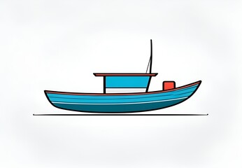 Fishing boat fishing boat illustration