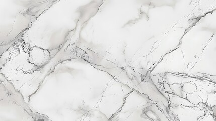 Fototapeta premium A high-resolution background featuring a texture of white marble suitable for interior or�exterior design, with a�countertop view.