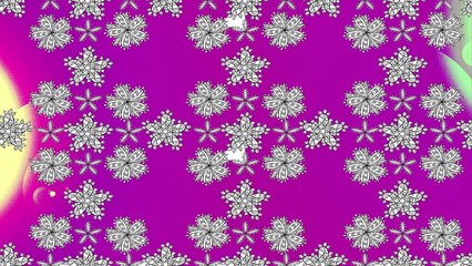 background with colorful elements. Flowers. Vintage. Flag style.