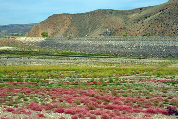 View of the Gunnison River  from Scenic Highway 149 the Silver Thread Byway from Gunnison to Lake City, Colorado