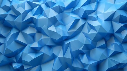Obraz premium Abstract polygonal blue background