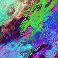 TV noise static effect, abstract glitch background. Fractal digital art pattern