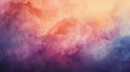 Fototapeta premium Ethereal watercolor strokes dreamscape abstract background
