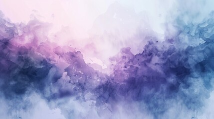 Fototapeta premium Ethereal watercolor strokes dreamscape abstract background