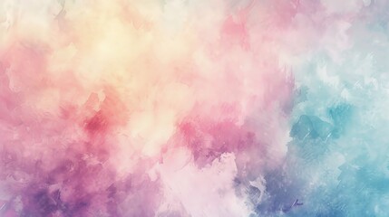 Ethereal watercolor strokes dreamscape abstract background