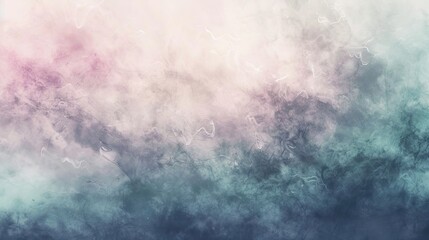 Fototapeta premium Ethereal watercolor strokes dreamscape abstract background