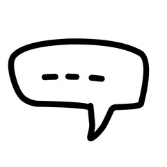 Chat Bubble Line Icon