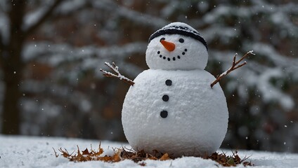  A narrative from the perspective of a snowman witnessing the changing seasons ai-generated