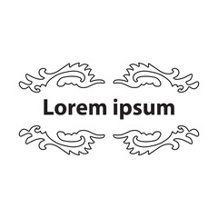 border, aesthetic, vintage and vector border design elements