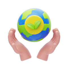 3D Green planting for the earth