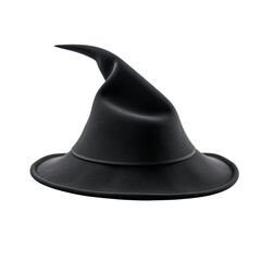 Fototapeta premium black hat isolated on white