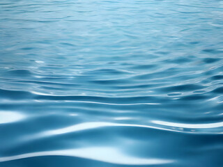 Clean Water Texture. Realistic Water Surface Overlay, blue water surface