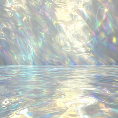 Sunlit Water Patterns in Nature