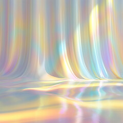 Colorful Abstract Lines and Waves Background