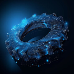 Fractal Light Dance in Digital Space