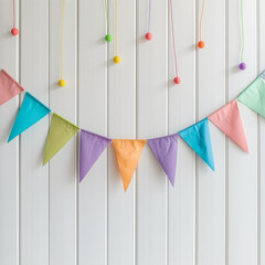 Vintage Paper Background with Wood Texture and Colorful Line Art Decoration
