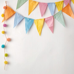 Colorful Paper Origami Design with Bright Geometric Shapes